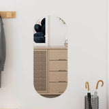 Vidaxl Wall Mirror 25x60 cm ovalt glas