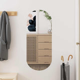 Vidaxl Wall Mirror 30x70 cm Oval glas