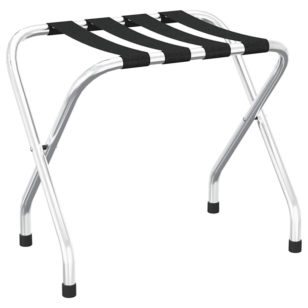 Vidaxl Bagage Rack 56x40x49 cm sort og sølv