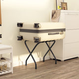 Vidaxl Bagage Rack 56x40x49 cm sort