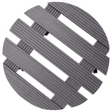 Vidaxl Plant Trolleys 4 PCS Ø30X7,5 cm HKC Grå