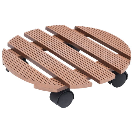 Vidaxx plantevogne 4 stk ø30x7,5 cm hkc brun