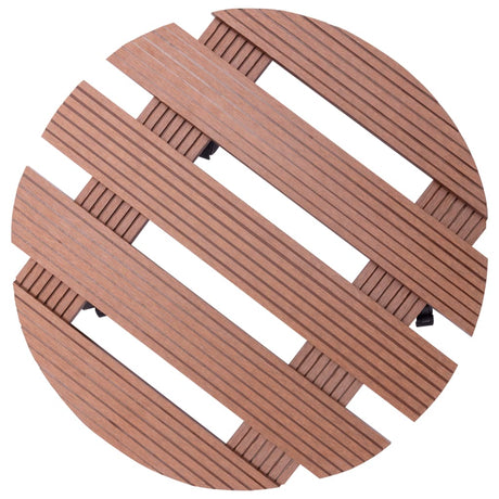 Vidaxx plantevogne 4 stk ø30x7,5 cm hkc brun