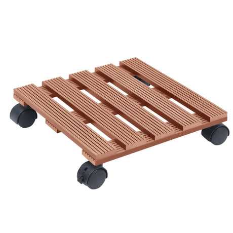Vidaxx plantevogne 4 stk 30x30x7,5 cm hkc brun