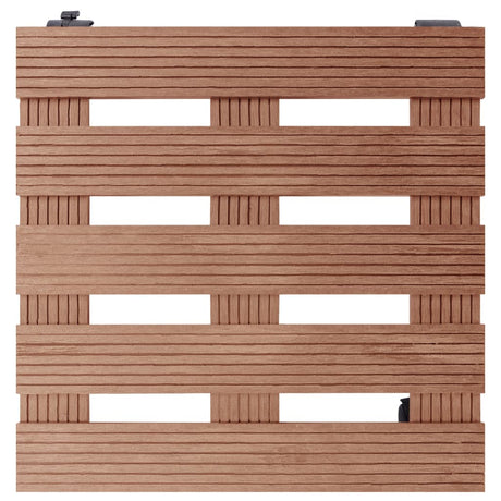 Vidaxx plantevogne 4 stk 30x30x7,5 cm hkc brun