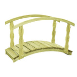 Vidaxl B-Stock Tuinbrug 170x74x105 cm imprægneret fast fyrretræ