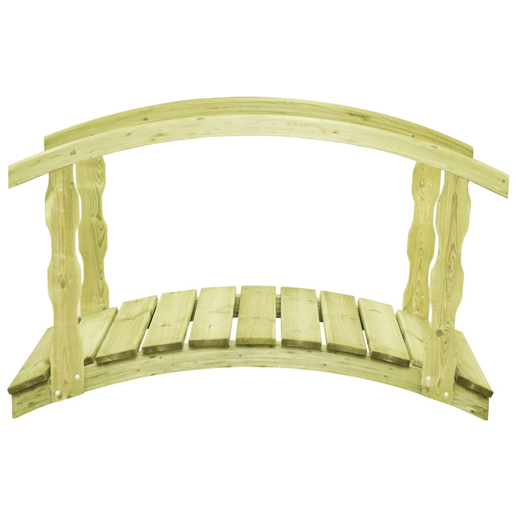 Vidaxl B-Stock Tuinbrug 170x74x105 cm imprægneret fast fyrretræ