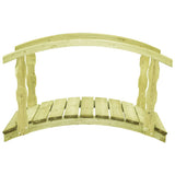 Vidaxl B-Stock Tuinbrug 170x74x105 cm imprægneret fast fyrretræ