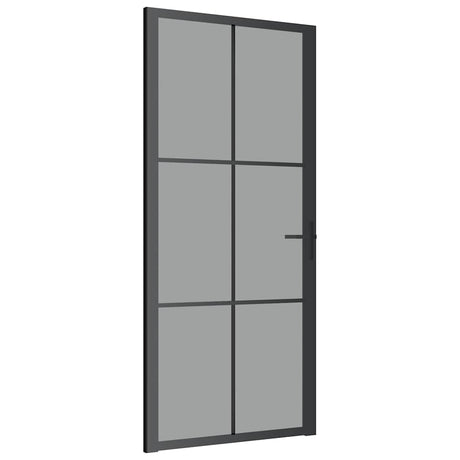 VIDAXX Interiørdør 93x201,5 cm ESG Glas og aluminium sort