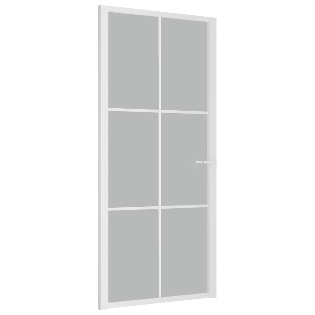 VIDAXX Interiørdør 93x201,5 cm Frostet glas og aluminium hvid