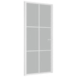 VIDAXX Interiørdør 93x201,5 cm Frostet glas og aluminium hvid