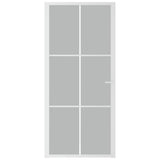 VIDAXX Interiørdør 93x201,5 cm Frostet glas og aluminium hvid