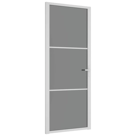 Vidaxx indvendig dør 83x201,5 cm ESG glas og alu hvid
