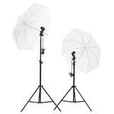 Vidaxxl fotostudiesæt med lyssæt og baggrundsskærm