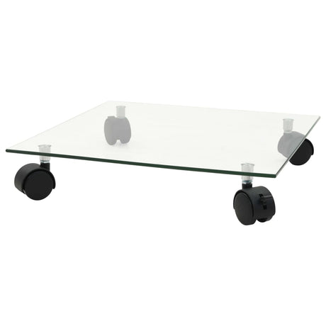 Vidaxx planteruller 4 stk firkantet 35x35 cm hærdet glas