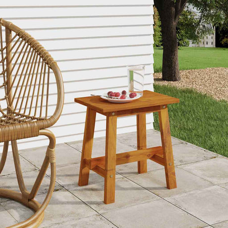 Vidaxl kruk 45x29x45 cm rechthoekig massief acaciahout