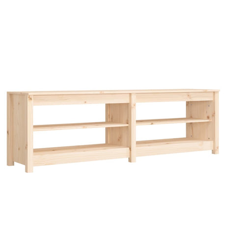 Vidaxx sko bænk 160x36,5x50 cm fast fyrretræ