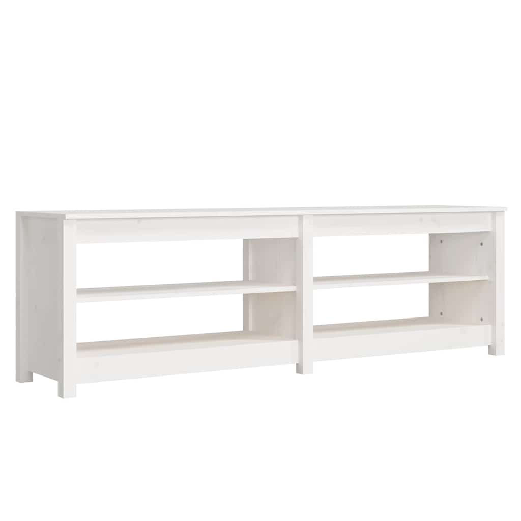 Vidaxl sko sofa 160x36,5x50 cm Solid fyrretræ hvid
