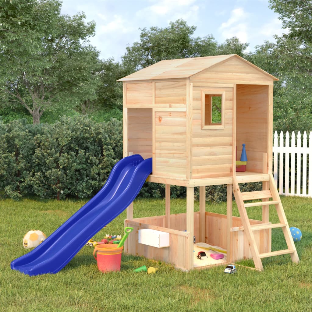 Vidaxl Playhouse Solid Pine Wood