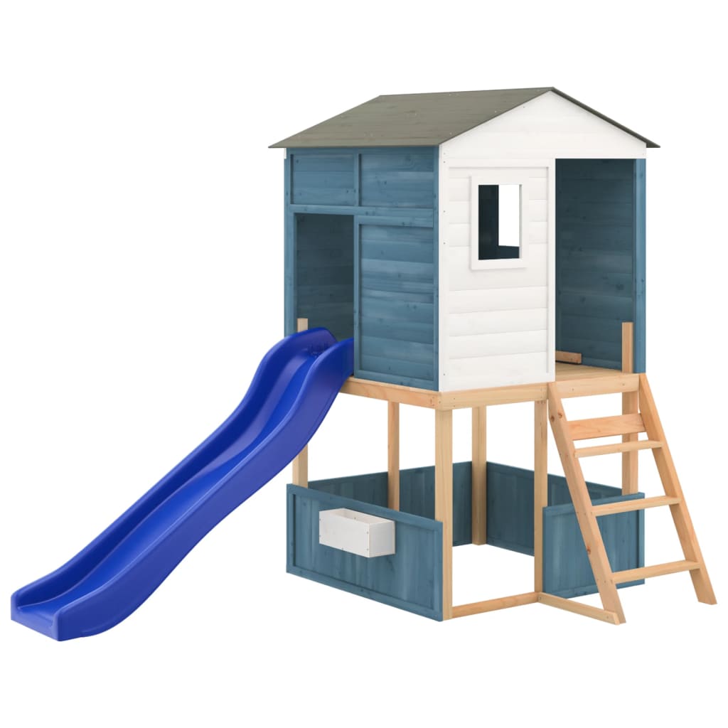 Vidaxl Playhouse Solid Pine Wood
