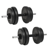 Vidaxl håndvægt med vægte 40 kg