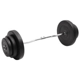 Vidaxl bøjet håndvægt med vægte 60 kg