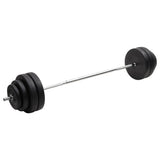 Vidaxl halter med vægte 60 kg