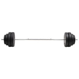 Vidaxl halter med vægte 60 kg
