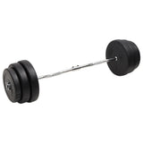 Vidaxl bøjet håndvægt med vægte 90 kg
