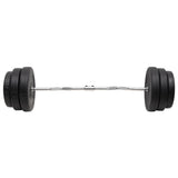 Vidaxl bøjet håndvægt med vægte 90 kg