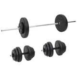 Vidaxl Halkerset med vægte 60 kg