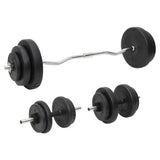 Vidaxl håndvægt sæt med vægte 60 kg