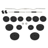 Vidaxl håndvægt sæt med vægte 60 kg