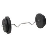 Vidaxl håndvægt sæt med vægte 90 kg