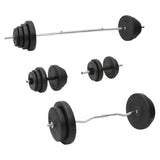 Vidaxl håndvægt sæt med vægte 120 kg