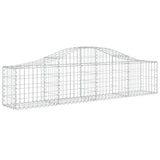 Vidaxx gabioner 2 stk buet 200x30x40 60 cm galvaniseret jern