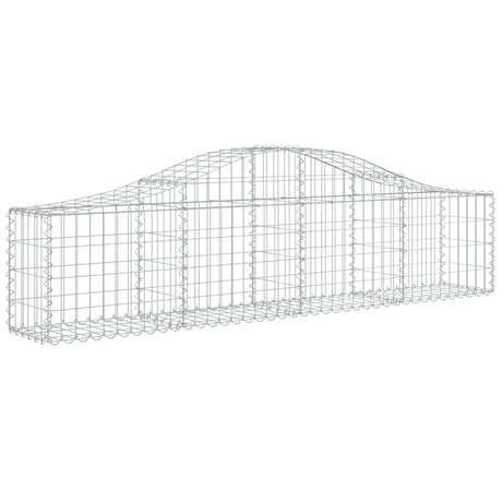 Vidaxx gabioner 2 stk buet 200x30x40 60 cm galvaniseret jern
