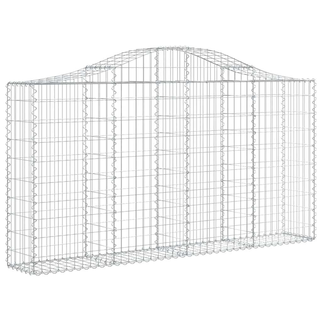 Vidaxl Gabions 3 stk. Buet 200x30x100 120 cm jern