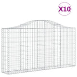Vidaxl Gabions 10 PCS Buet 200x30x100 120 cm jern