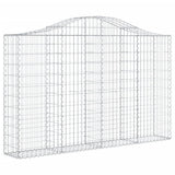 Vidaxl Gabions 2 PCS Buet 200x30x120 140 cm jern