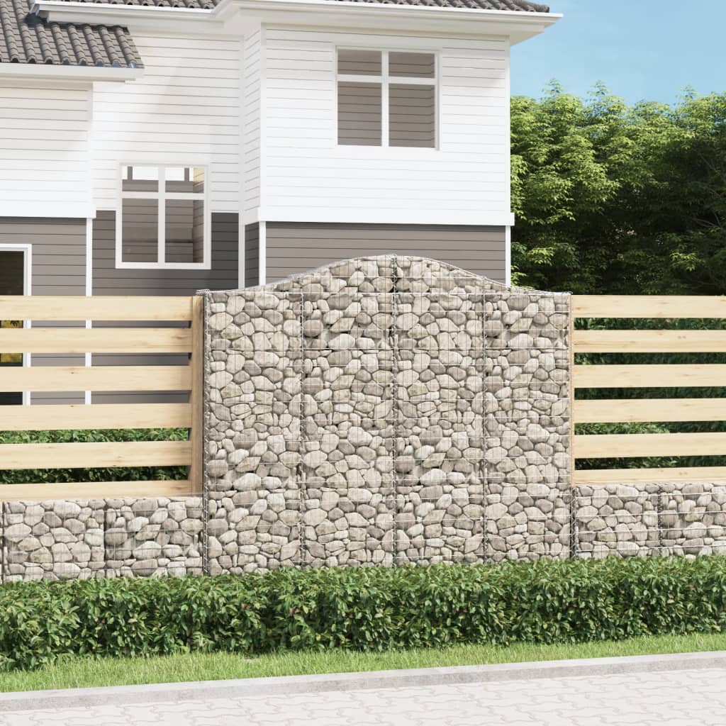 Vidaxl Gabions 5 stk. Buet 200x30x180 200 cm jern