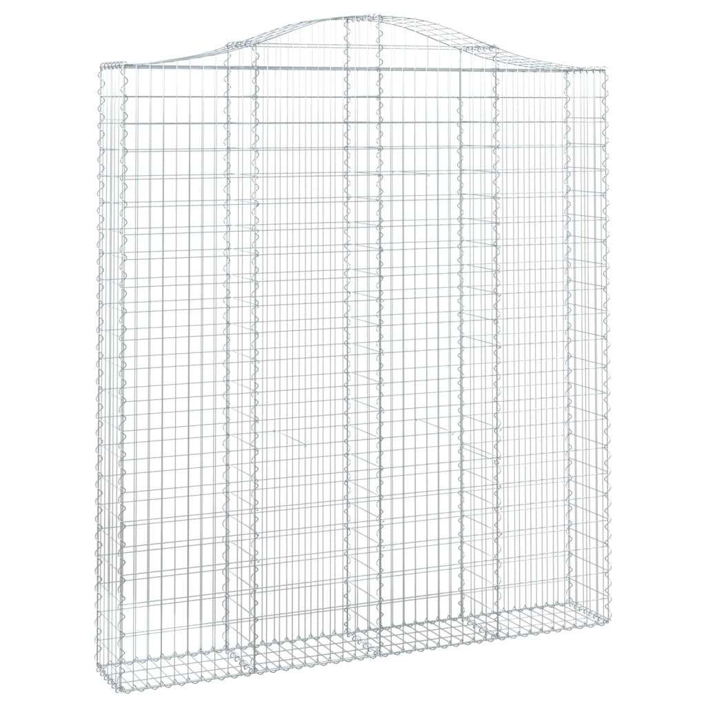 Vidaxl Gabions 2 stk. Buet 200x30x220 240 cm jern