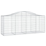 Vidaxl Schans kurve 10 st hvælvede 200x50x80 100 cm jern
