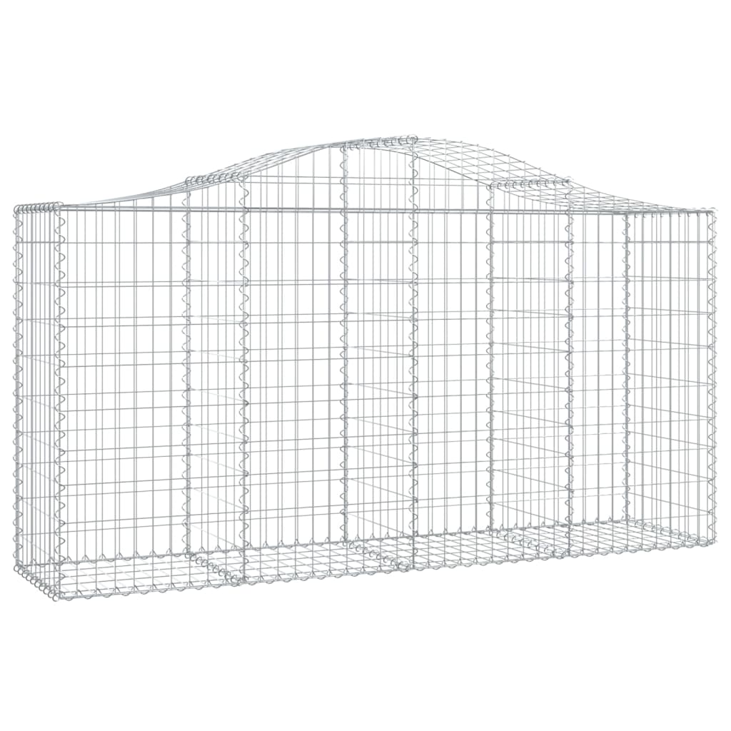 Vidaxl Gabions 2 PCS Buet 200x50x100 120 cm jern