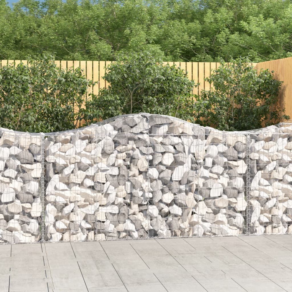 Vidaxl Gabions 2 PCS Buet 200x50x100 120 cm jern