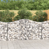 Vidaxl Schans kurve 12 st hvælvede 200x50x100 120 cm jern