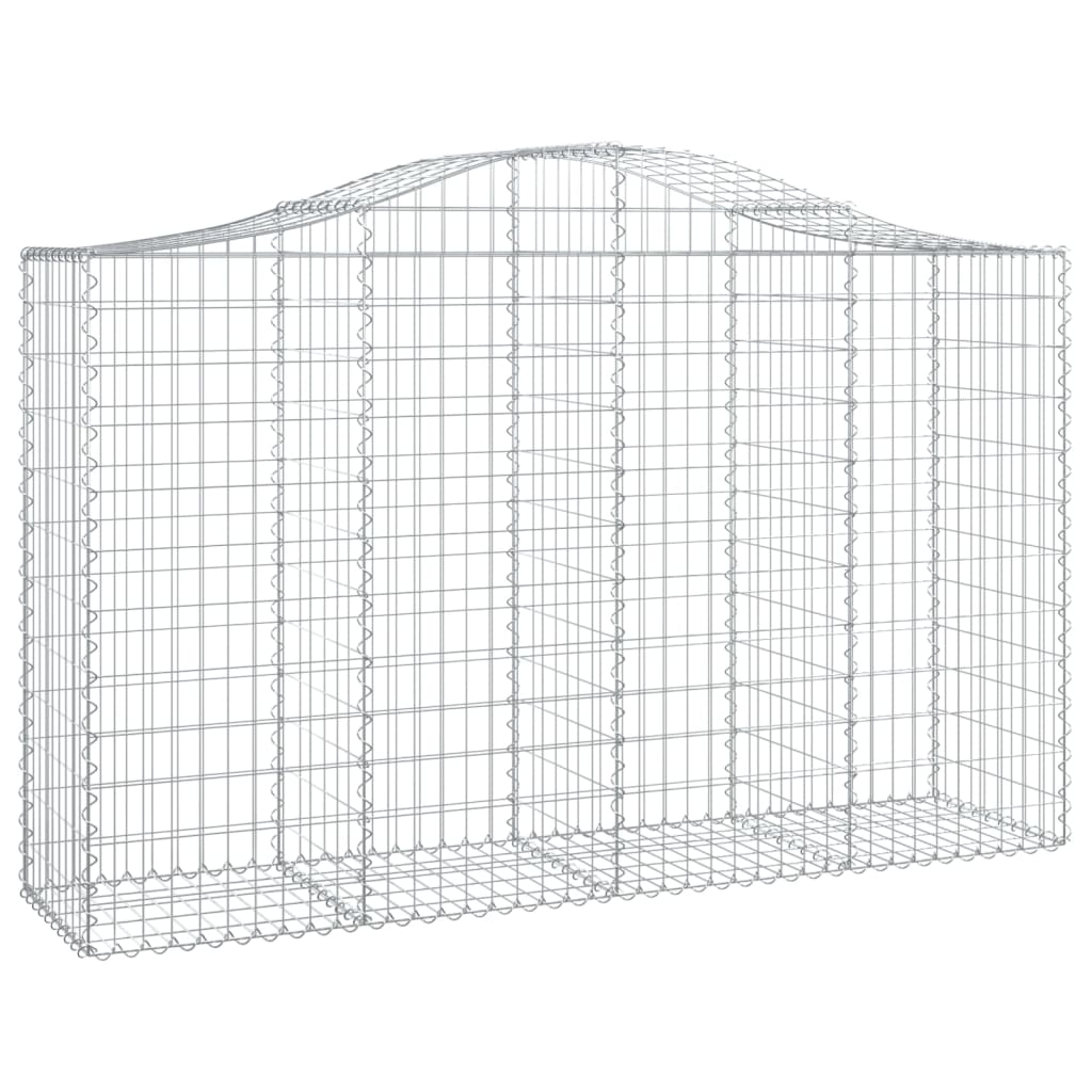 Vidaxl Gabions 5 PCS Buet 200x50x120 140 cm jern