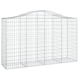 Vidaxl Gabions 5 PCS Buet 200x50x120 140 cm jern