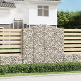 Vidaxl Gabions 2 stk. Buet 200x50x200 220 cm jern
