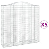 Vidaxl Gabions 5 pcs Buet 200x50x200 220 cm jern